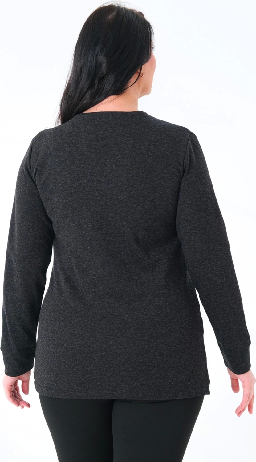 Lady Majestic Kadın Büyük Beden Sweatshirt görsel 6