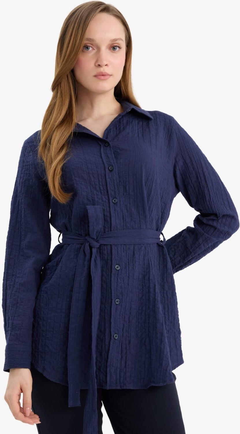 DeFacto Regular Fit Gofre Dokulu Tunik G8505AX26SP görsel 3