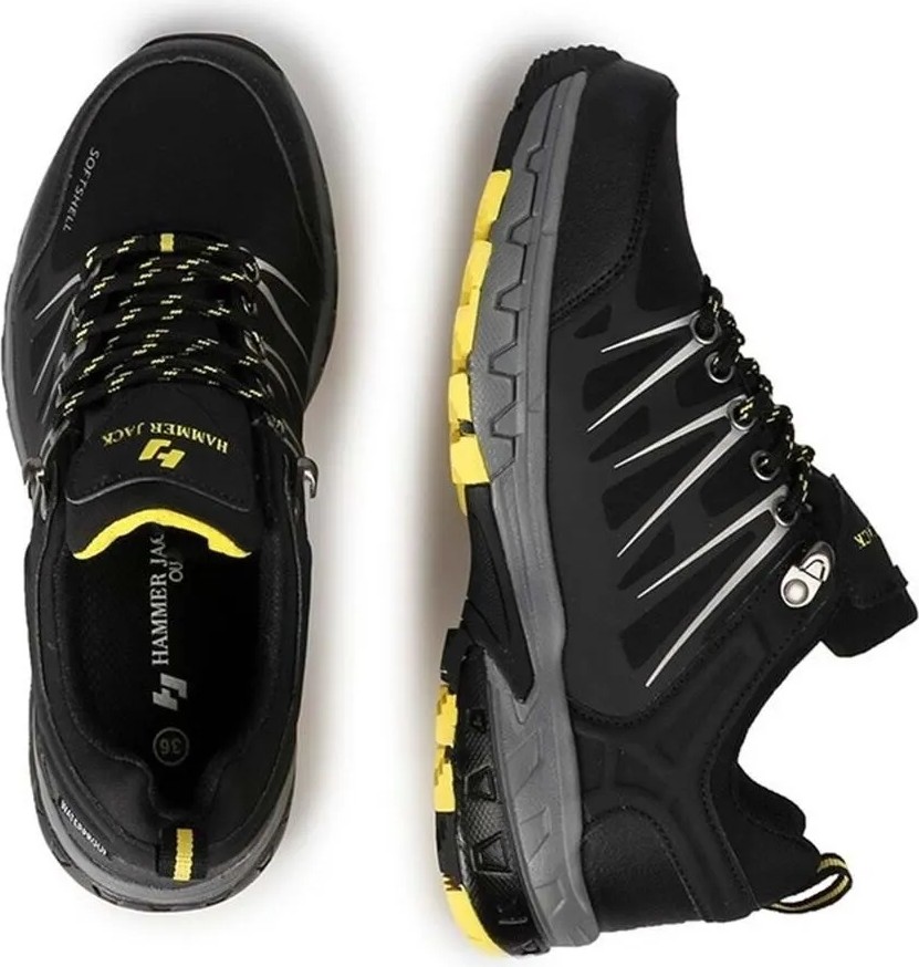 Hammer Jack GARSON Unisex Bot Siyah Deri Outdoor 36 Normal Kalıp Su Geçirmez Özellik görsel 5