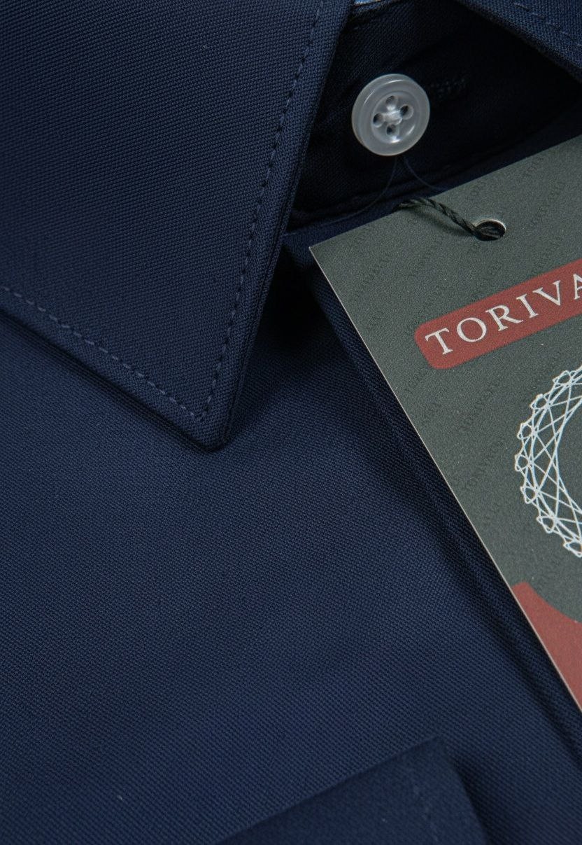 Torivalli Collection Dar Kesim Slimfit Saten Kolay Ütülenebilen Mevsimlik Cepsiz Uzun Kollu Kol Düğmesi Takılabilen Erkek Gömlek görsel 5