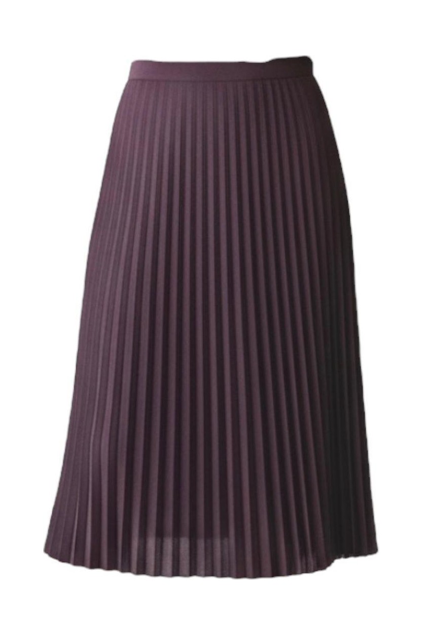 Eren Style Pileli Pamuklu Dokuma Viskon 4 Mevsim Etek(95 Cm)-(38-48) görsel 6