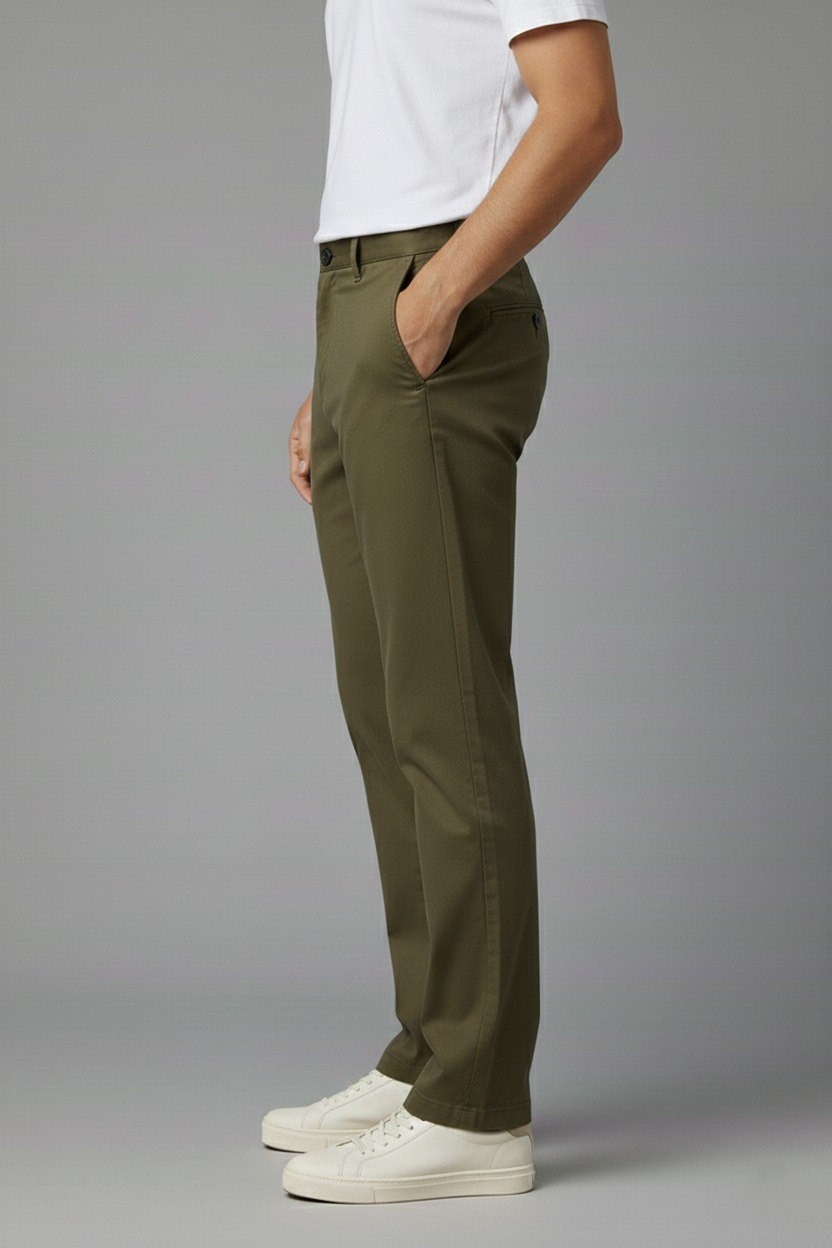 Wekame Erkek Regular Fit Rahat Kesim Keten Pantolon görsel 2