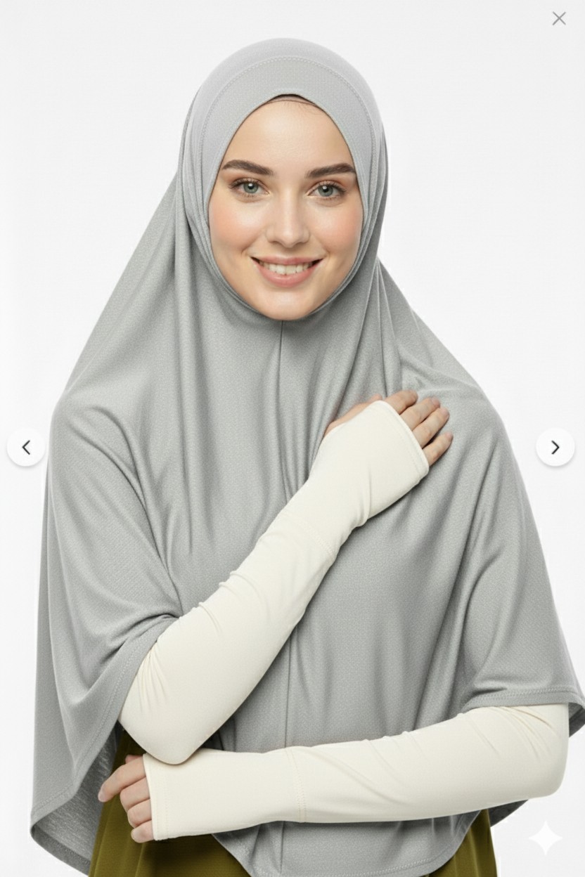 Sonbahar Moda Parmak Geçmeli Penye Esnek Likralı Kolluk 1 Çift görsel 5