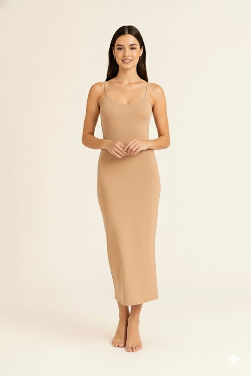 Love Dream Bambu Ayarlanabilir Askılı Uzun Kombinezon görsel 7