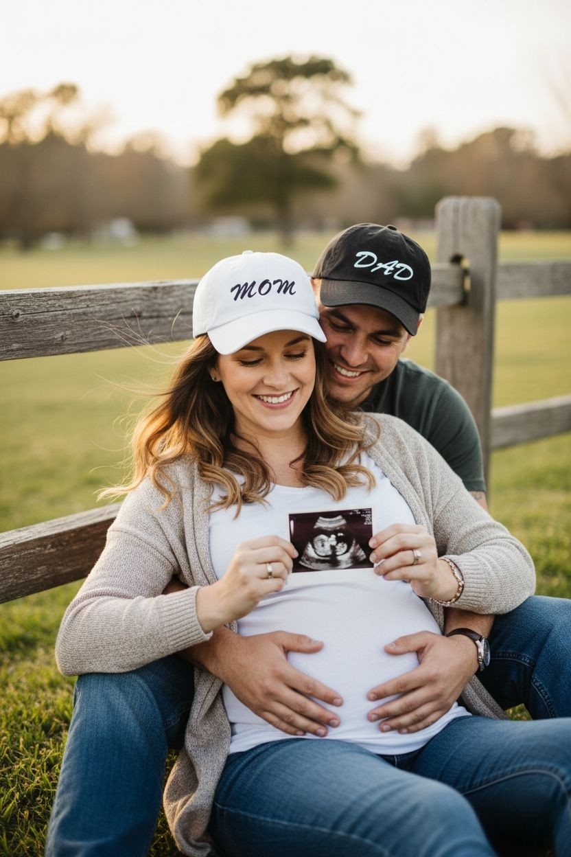 SF Collection Mom & Dad Nakışlı Basic 2’li Çift Kombin Şapka
