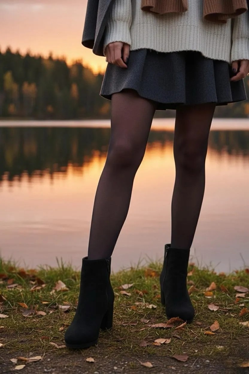 Marina Rosse Kadın Taba Süet Liva Düz Topuklu Kısa Bot görsel 8