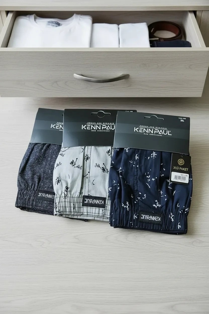 Kenn Paul Kenpaul Desenli Poplin Erkek Boxer 6 Adet