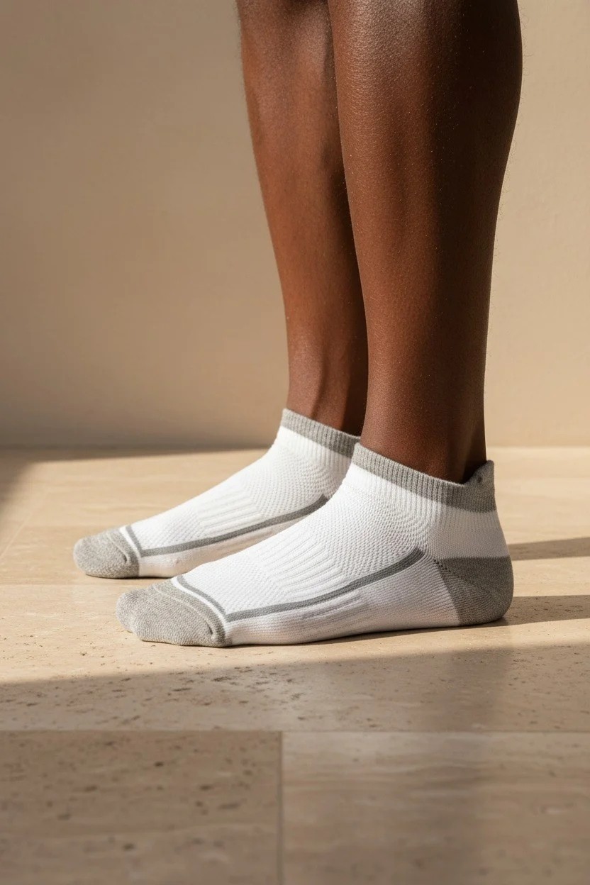 Katia & Bony Erkek Gri Çizgili Step Çorap