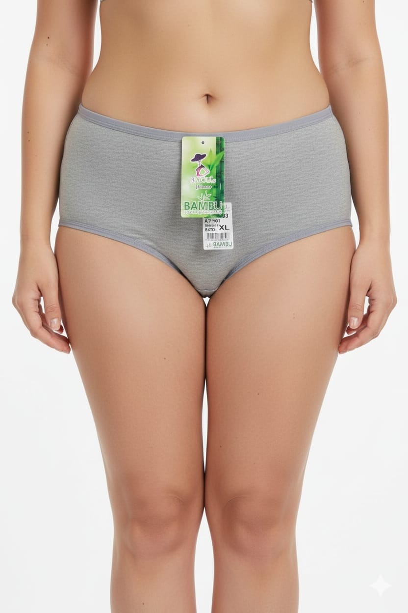 Wear Treasure Kadın 3'lü Paket Bambu Külot görsel 8