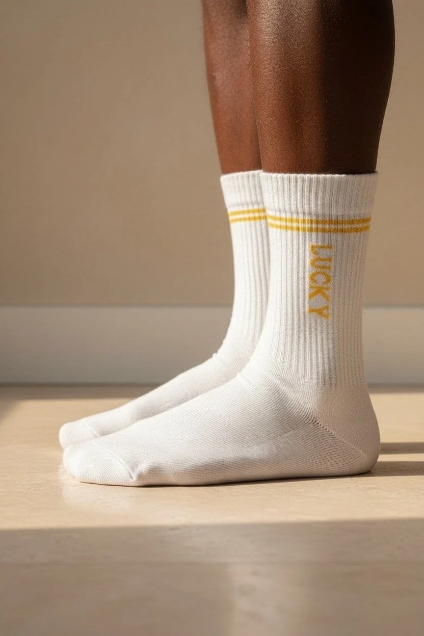 Bony Socks Unisex Lucky Yazılı Soket Çorap