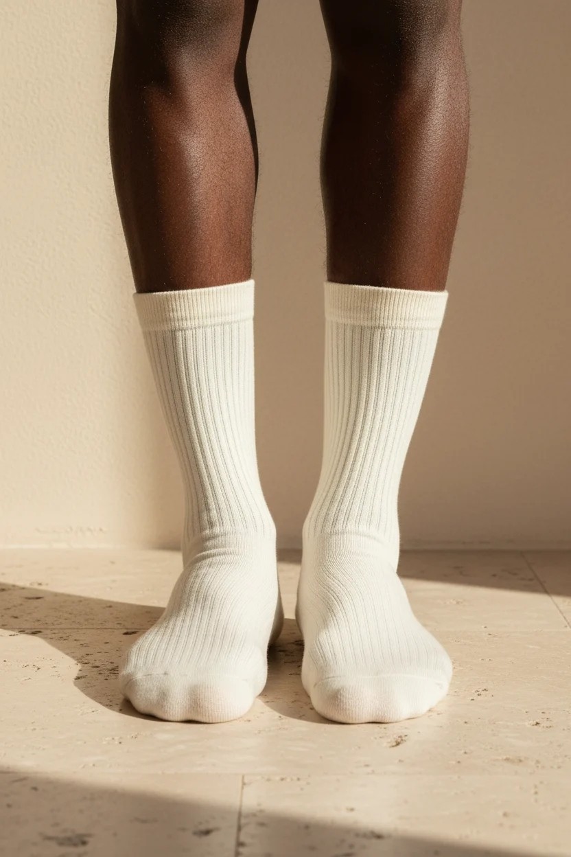 Katia & Bony Unisex Basic Bej Soket Çorap görsel 2