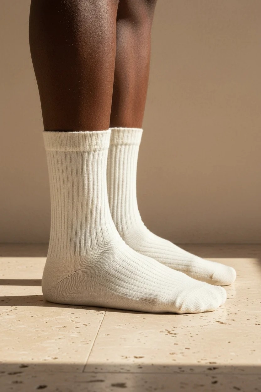 Katia & Bony Unisex Basic Bej Soket Çorap görsel 3