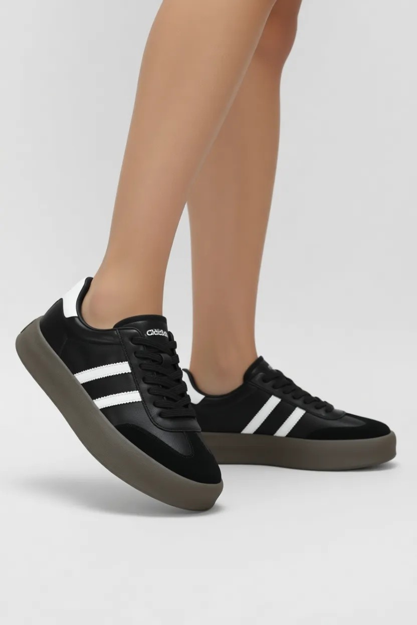 Lufian Samuel Erkek Sneaker Ayakkabı Siyah görsel 6