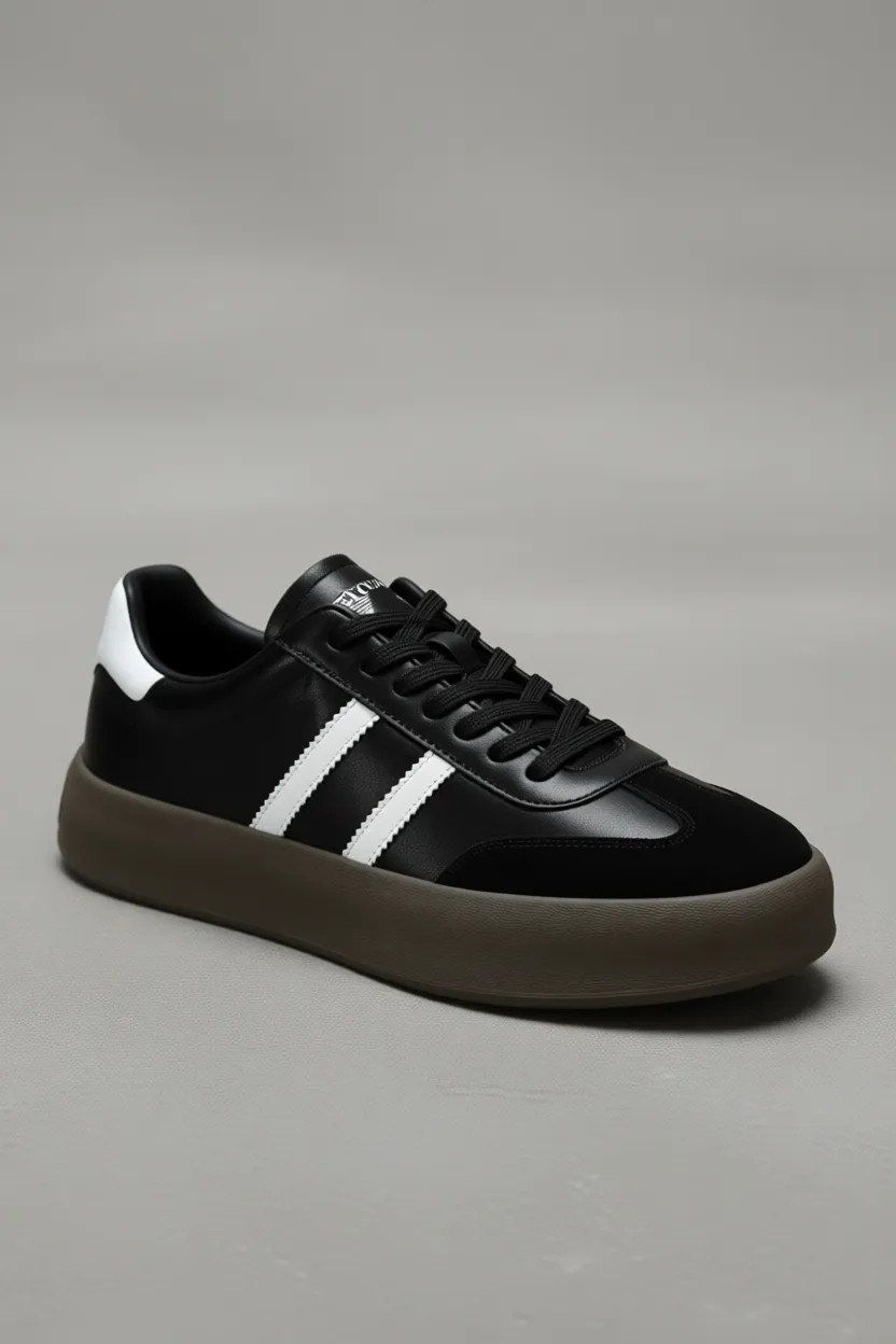 Lufian Samuel Erkek Sneaker Ayakkabı Siyah görsel 7