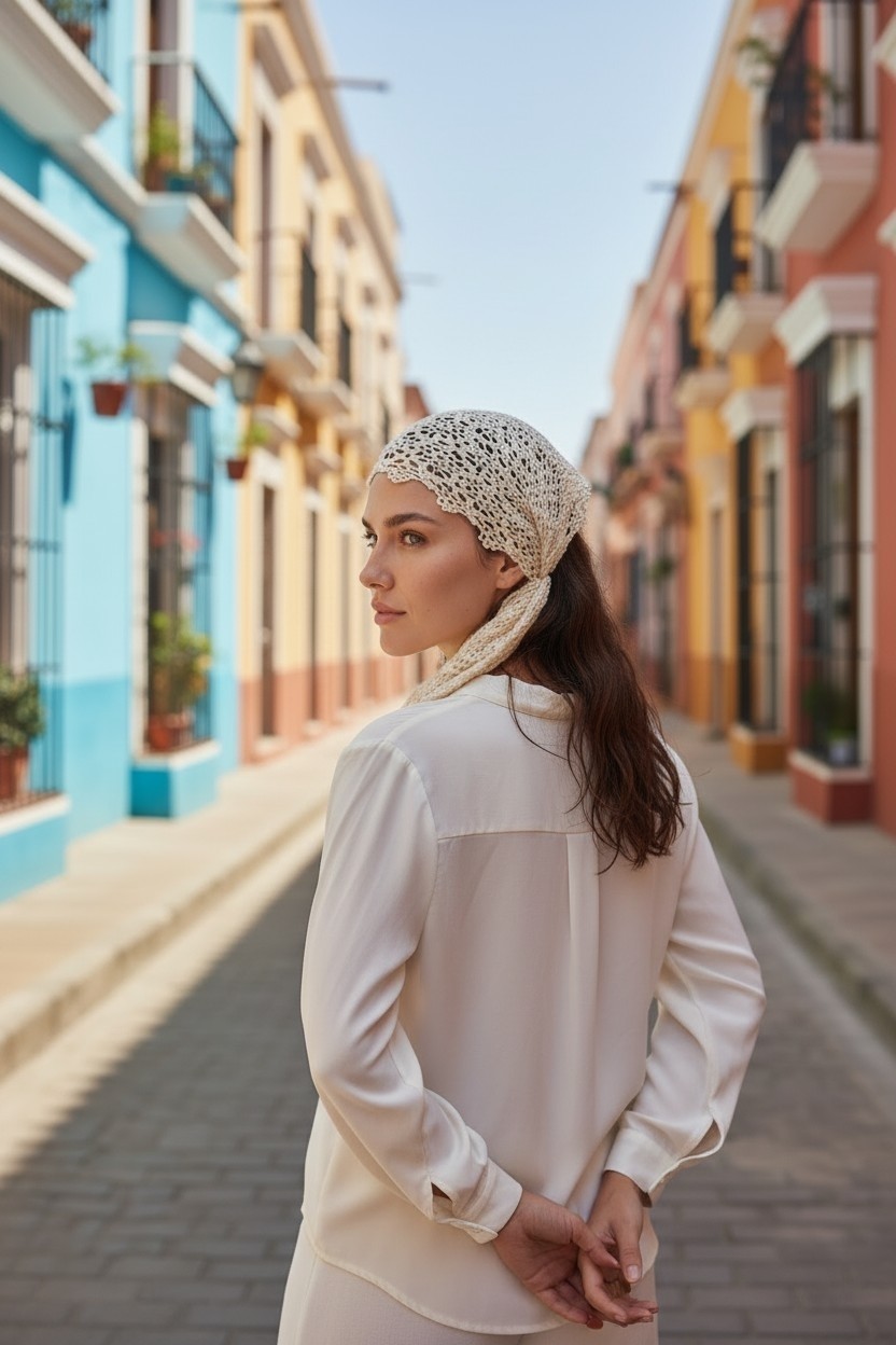 Trend Nexus Midiboy Ipli Bel Aksesuarı-Bandana-Pareo görsel 2