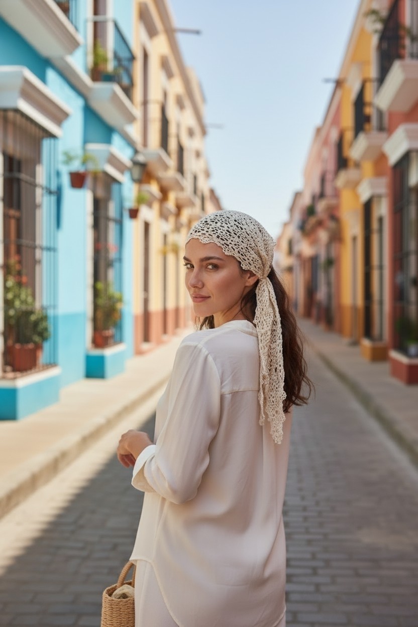 Trend Nexus Midiboy Ipli Bel Aksesuarı-Bandana-Pareo görsel 3