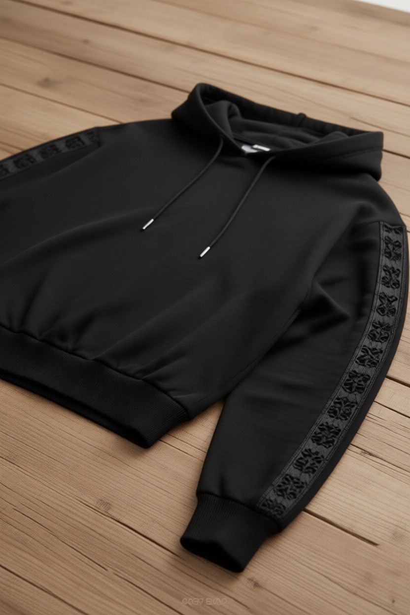 Guess Kadın Stacıe Logolu Sweatshirt - Siyah görsel 5