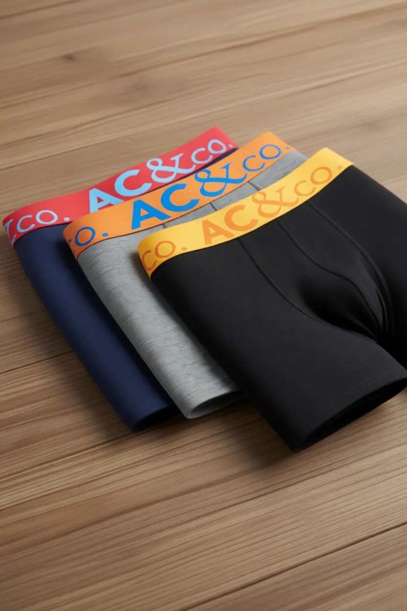 Altınyıldız Classics Erkek Premium Pamuklu Sıyah-lacı-antrasıt 3'lü Esnek Boxer Paketi (Damat Bohçası) Çeyiz Seti görsel 8