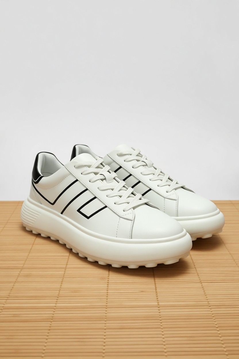Lufian Harold Erkek Sneaker Ayakkabı Beyaz görsel 7