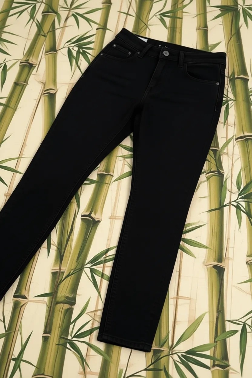 Hlt Jeans Kadın Siyah Süper Skinny Fit Esnek Likralı Denim Jean Kot Pantolon Hltjenniesiyah görsel 7
