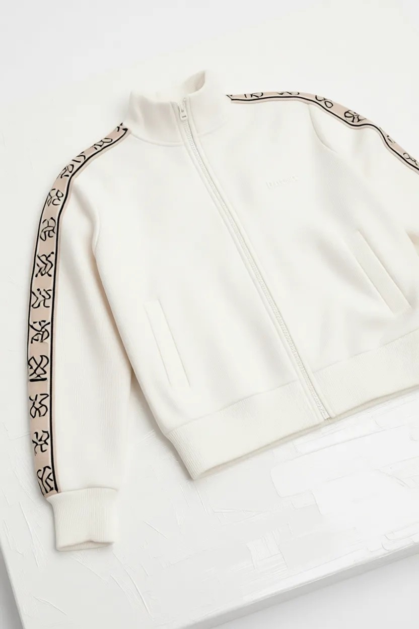 Guess Britney Regular Fit Dik Yaka Fermuarlı Sweat Bayan Sweat V2YQ16KB3P2 G6K5 görsel 6
