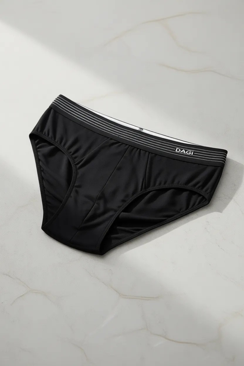 Dagi Siyah D4180 Slip 2'li Erkek İç Çamaşırı Mikromodal Konfor ve Şıklık görsel 6