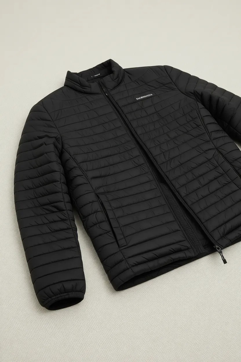 Lumberjack Perry Coat SSN21 Erkek Mont - Siyah görsel 6