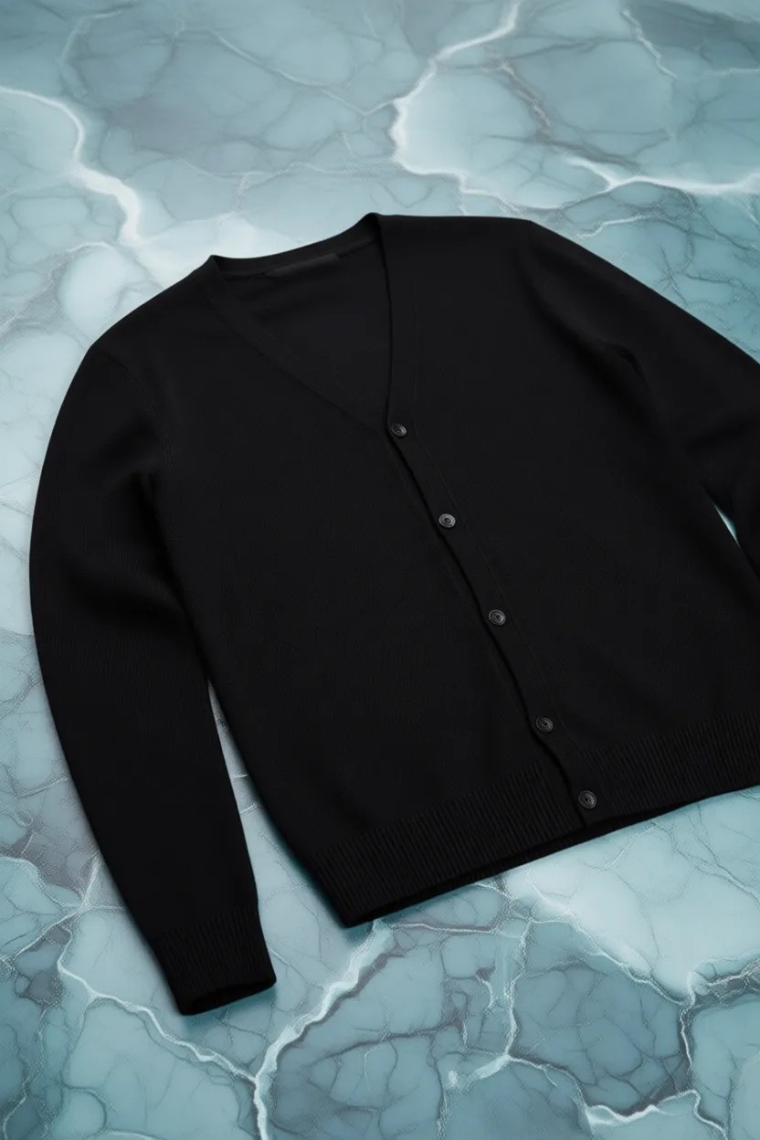 Tudors Slim Fit Dar Kesim Düğmeli Düz Tüylenmeyen Yumuşak Dokulu Erkek Hırka görsel 6