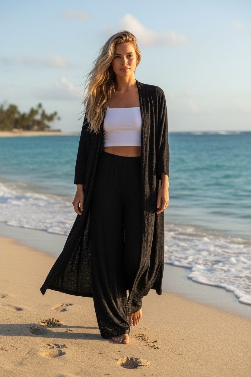 Sile Atelier Sileatelier Kimono + Pantolon Takım