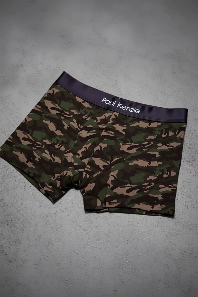 Paul Kenzie 3'lü Erkek Boxer - Camo görsel 5