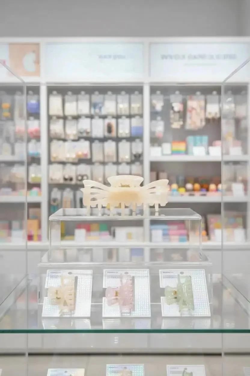 Uravas Store Miniso Kadın Sedefli Büyük Saç Klipsi 9 Cm, 9 Cm, 2019892510106, Renkli