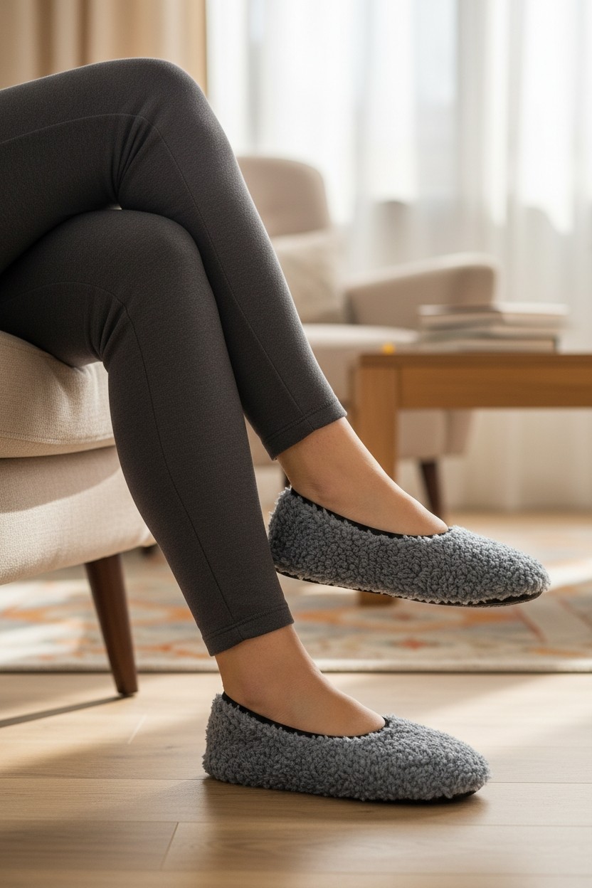 Ceyda Shoes Süslü Interlok Ev,hac Tavaf Umre Babeti, Hediye, Günlük Babet,tüylü Babet, Panduf, Patik, Gösteri Pisi Pisi