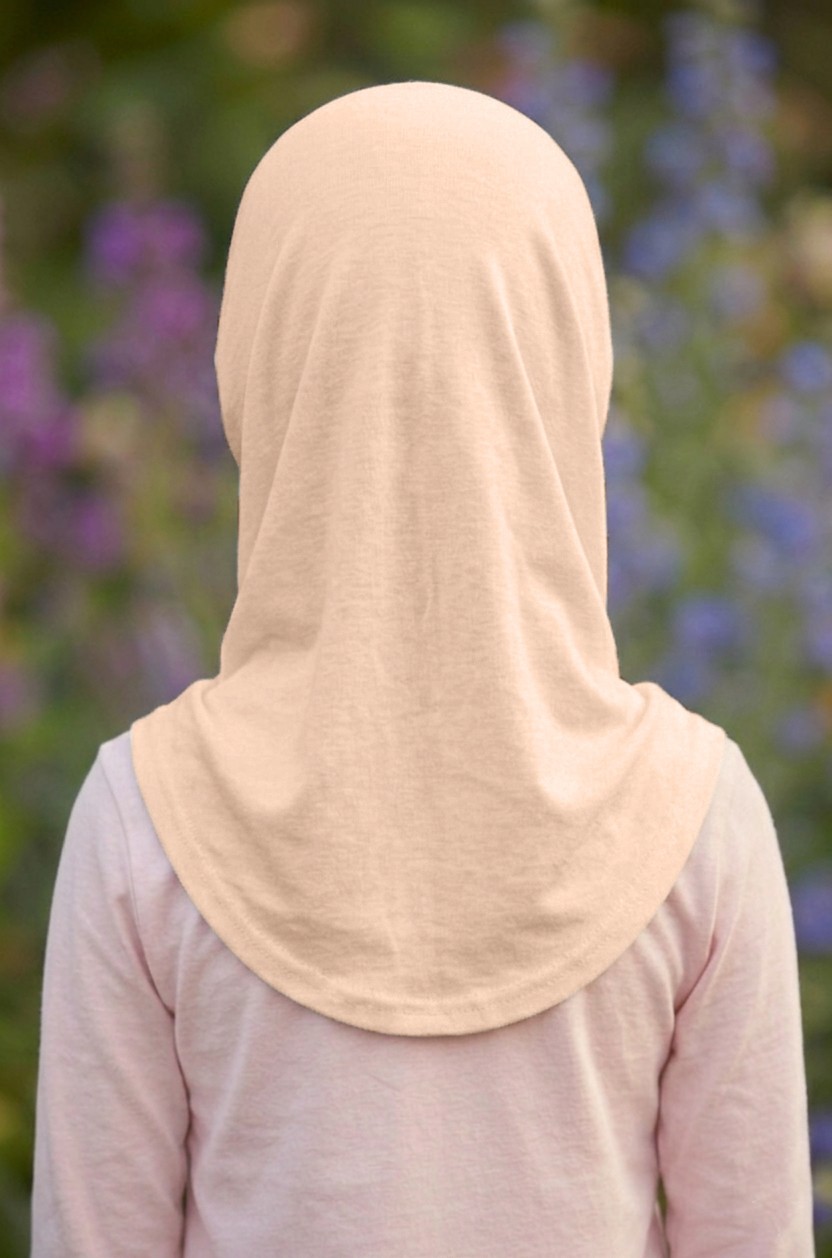Sonbahar Moda Kız Çocuk Hazır Tesettür Eşarp, Pratik Geçmeli Hijab | Esnek Viskon Kumaş Günlük & Namaz Başörtü görsel 3