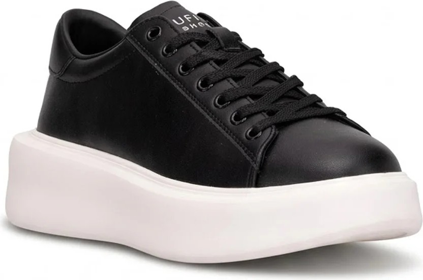 Lufian 111230328 Gage Erkek Hakiki Deri Klasik Sneaker Siyah görsel 2