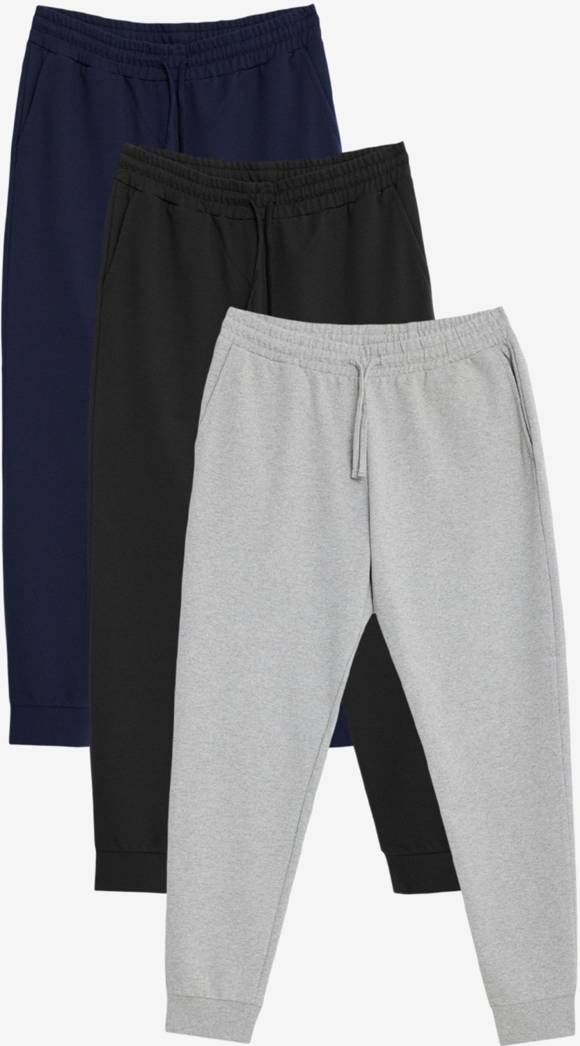 Altınyıldız Classics 3'lü Paket 2 Iplik Pamuklu Jogger Cepli Rahat Standart Fit Eşofman Altı