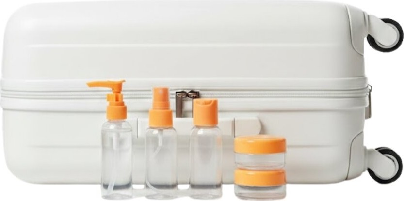 30 ml 5’li Seyahat Şişesi Seti Çantalı Kozmetik Organizer görsel 2