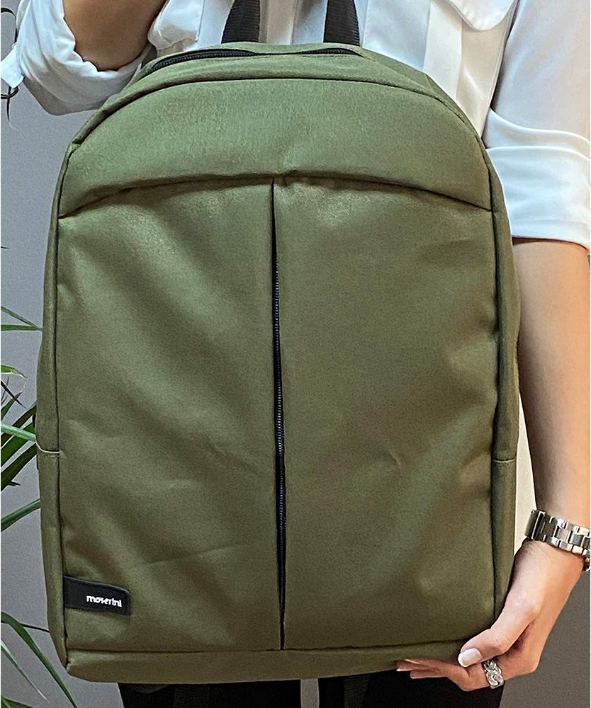 Die Grup Moserini Unisex Smart Slim Laptop-Macbook Sırt Çantası (Haki) görsel 2