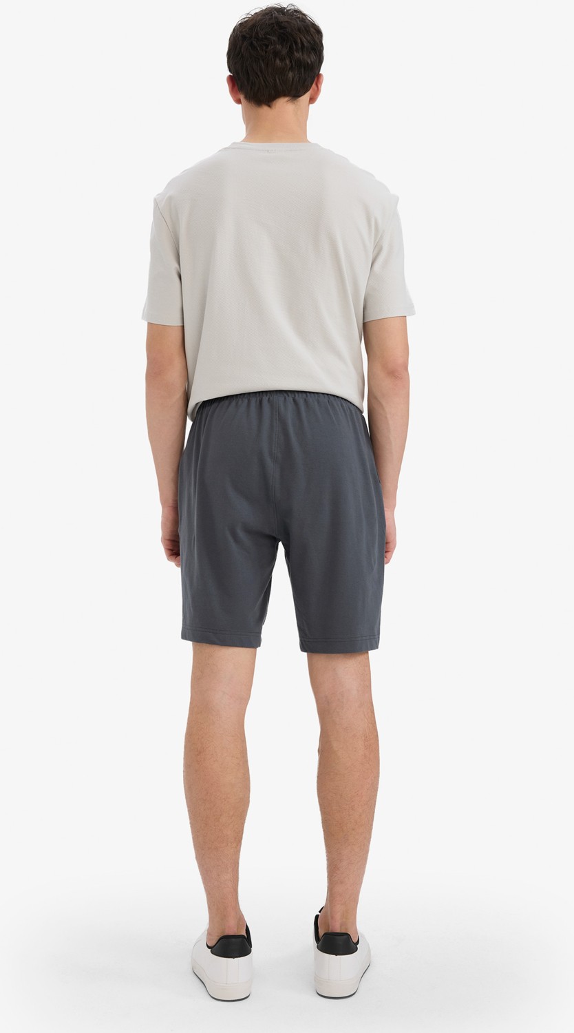 DeFacto Slim Fit Cepli Pamuklu Basic Bermuda Şort W1105AZ25SP görsel 5