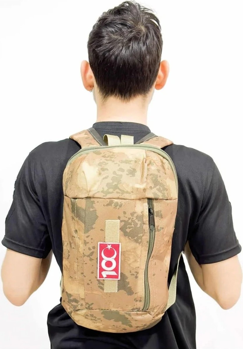 Kordak 10 Lt Çöl Kamuflaj Günlük Çanta görsel 5