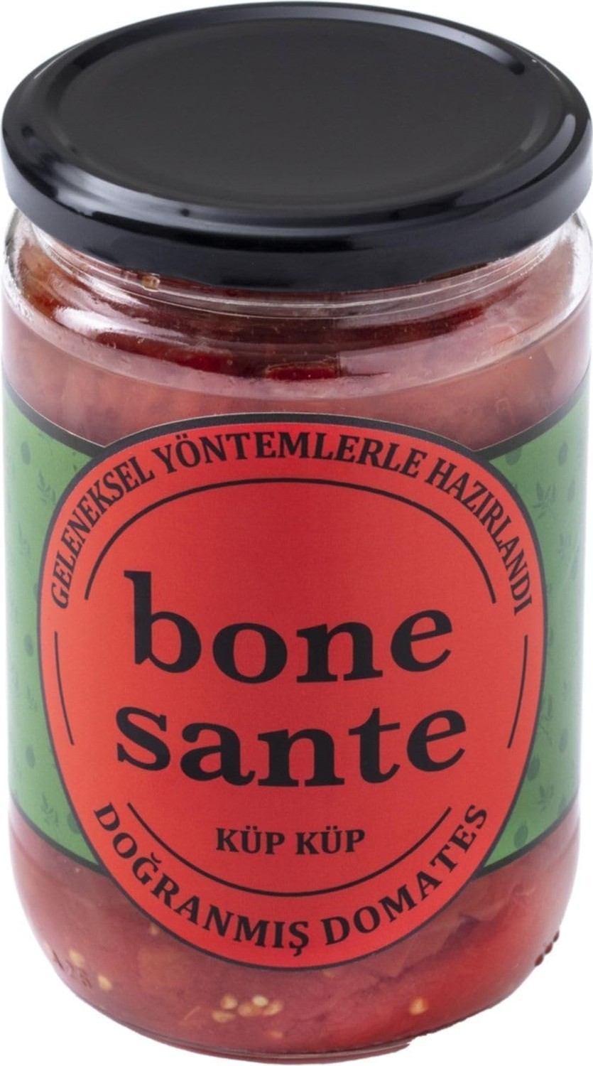 Die Grup Bone Sante Küp Küp Doğranmış Domates