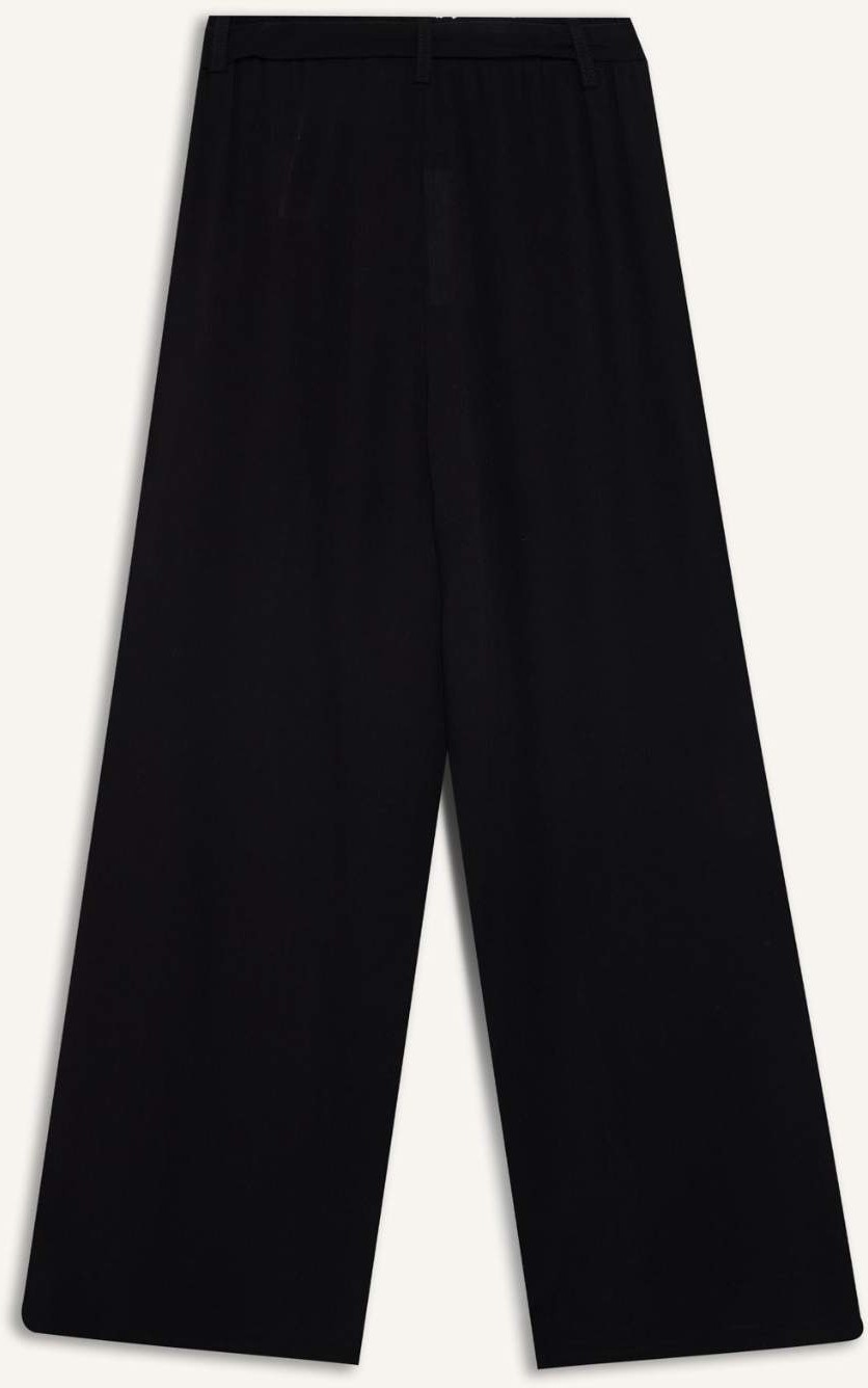 DeFacto Culotte Geniş Paça Krinkıl Viskon Kapri C9565AX26SM görsel 7