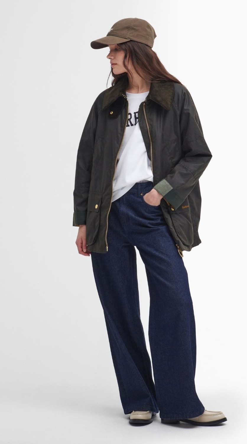 Barbour Allerston Yağlı Ceket OL71 Olive-Ancient görsel 3