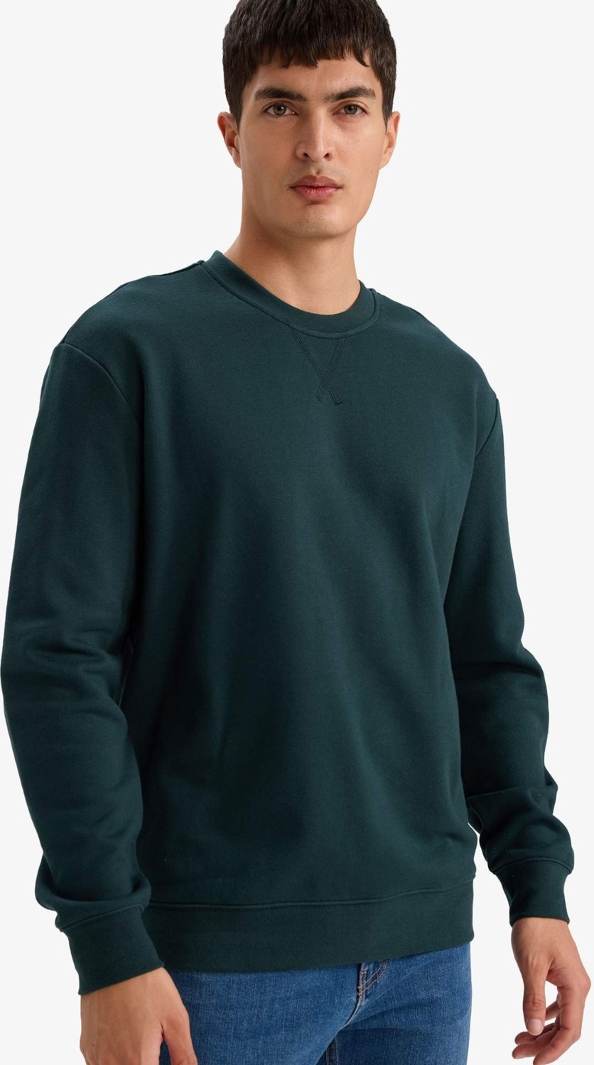DeFacto Pamuklu Regular Fit Basic Sweatshirt E8339AX26SP