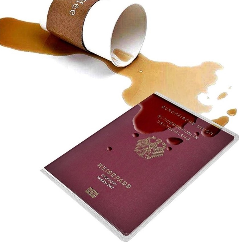 Boldy Şeffaf Pasaport Kılıfı - Cepli Pasaport Koruma Kabı - Waterproof Pasaport Koruyucu - Su Geçirmez Pasaportluk 1 Adet görsel 5