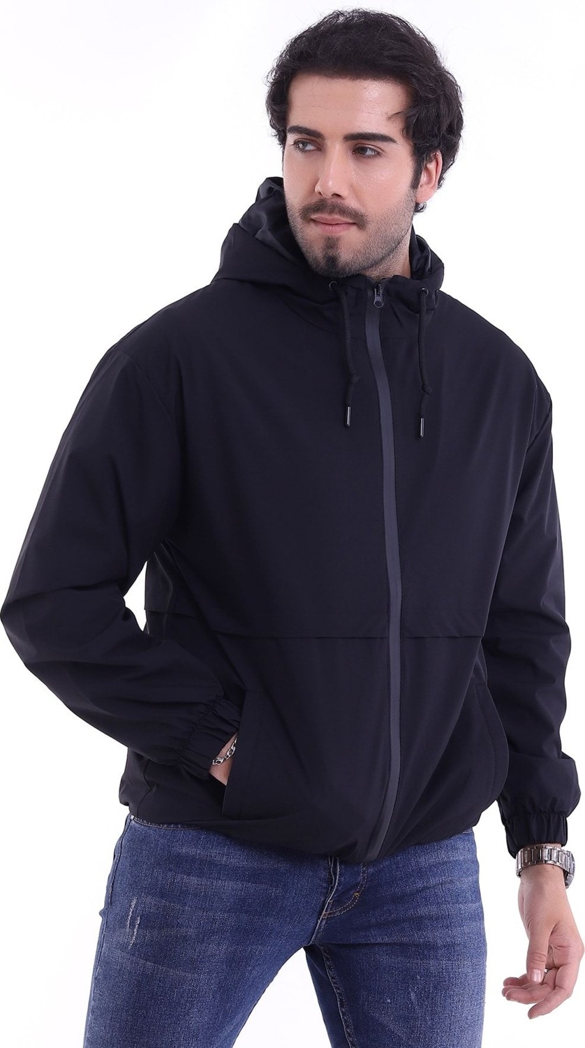 Garen Erkek Baharlık Su Itici Yağmurluk Kapüşonlu Waterproof görsel 2