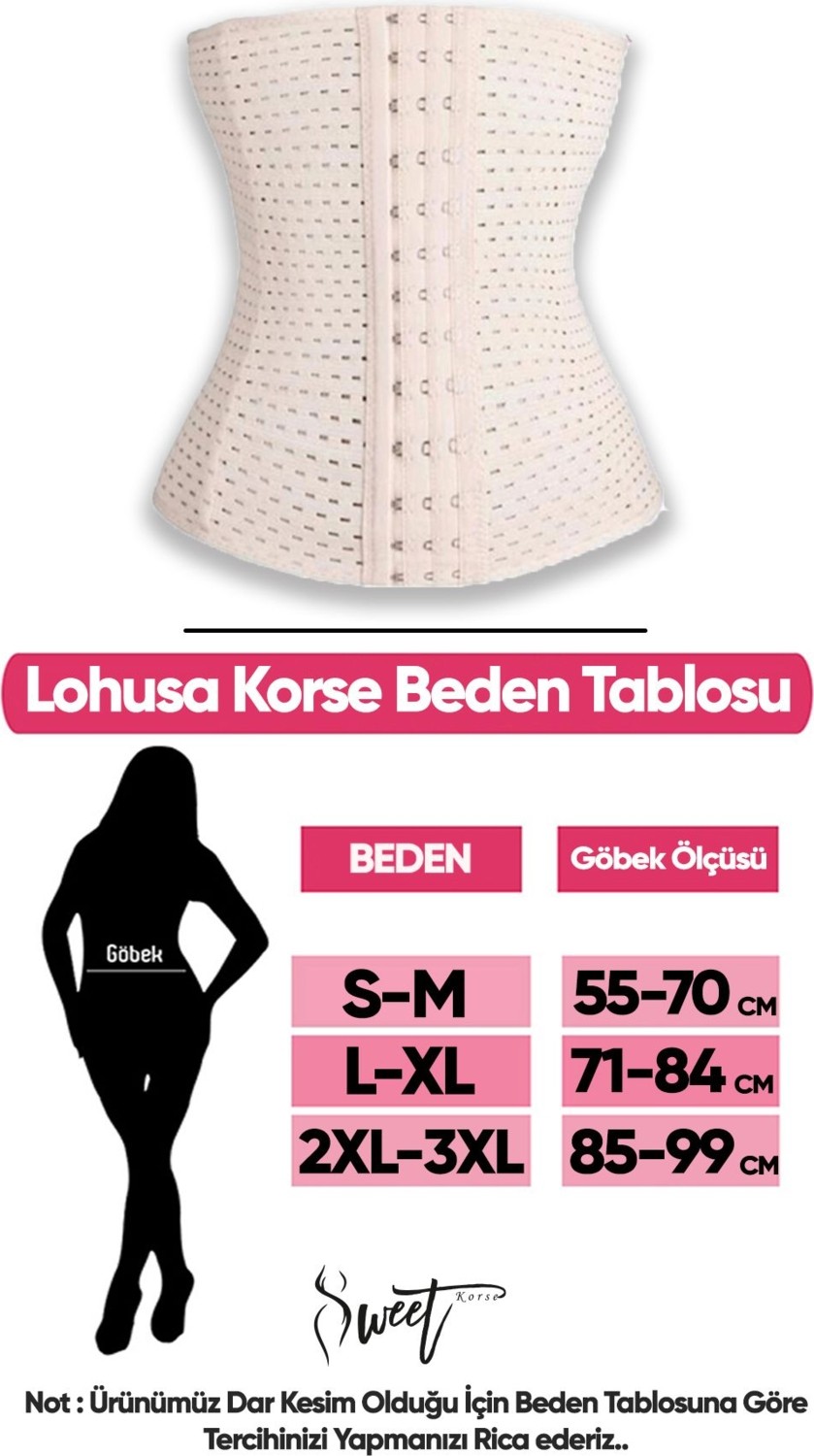 TECHNO 8Q Agraflı Doğum Sonrası Inceltici 3 Kademeli Rahat ve Şık Gösteren Toparlayıcı Lohusa Bel Korsesi görsel 7