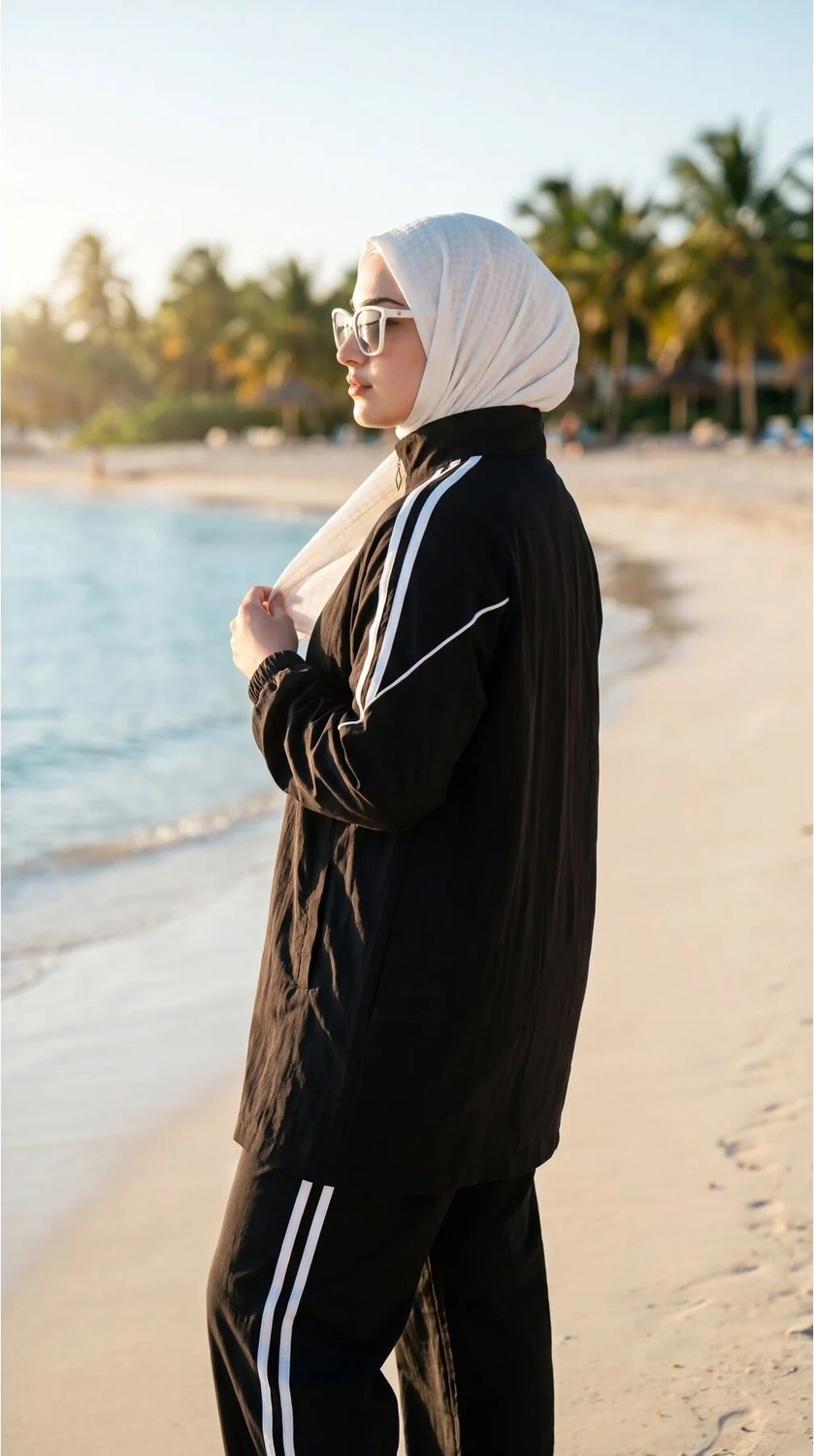 MİMİ LUXURY WEAR Kadın Şık Spor Eşofman Takımı Fermuarlı & Alt Üst Takım 3005 görsel 3