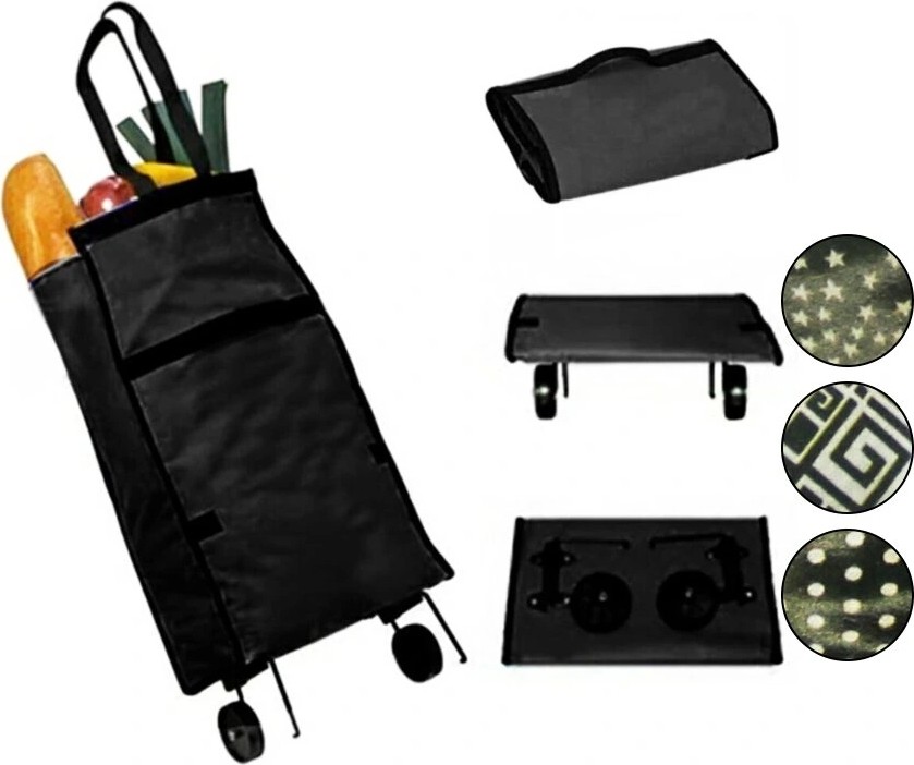 Renas Store Portatif Katlanabilir Pazar Arabası 75X35 (5047)