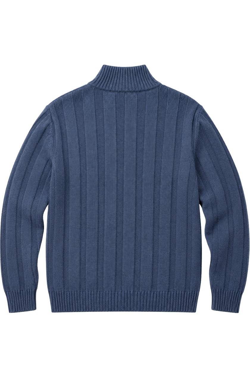 Battal Moda Erkek Büyük Beden Lacivert Hattush Örgülü Cepli Ceket 3xl-4xl-5xl-6xl görsel 5