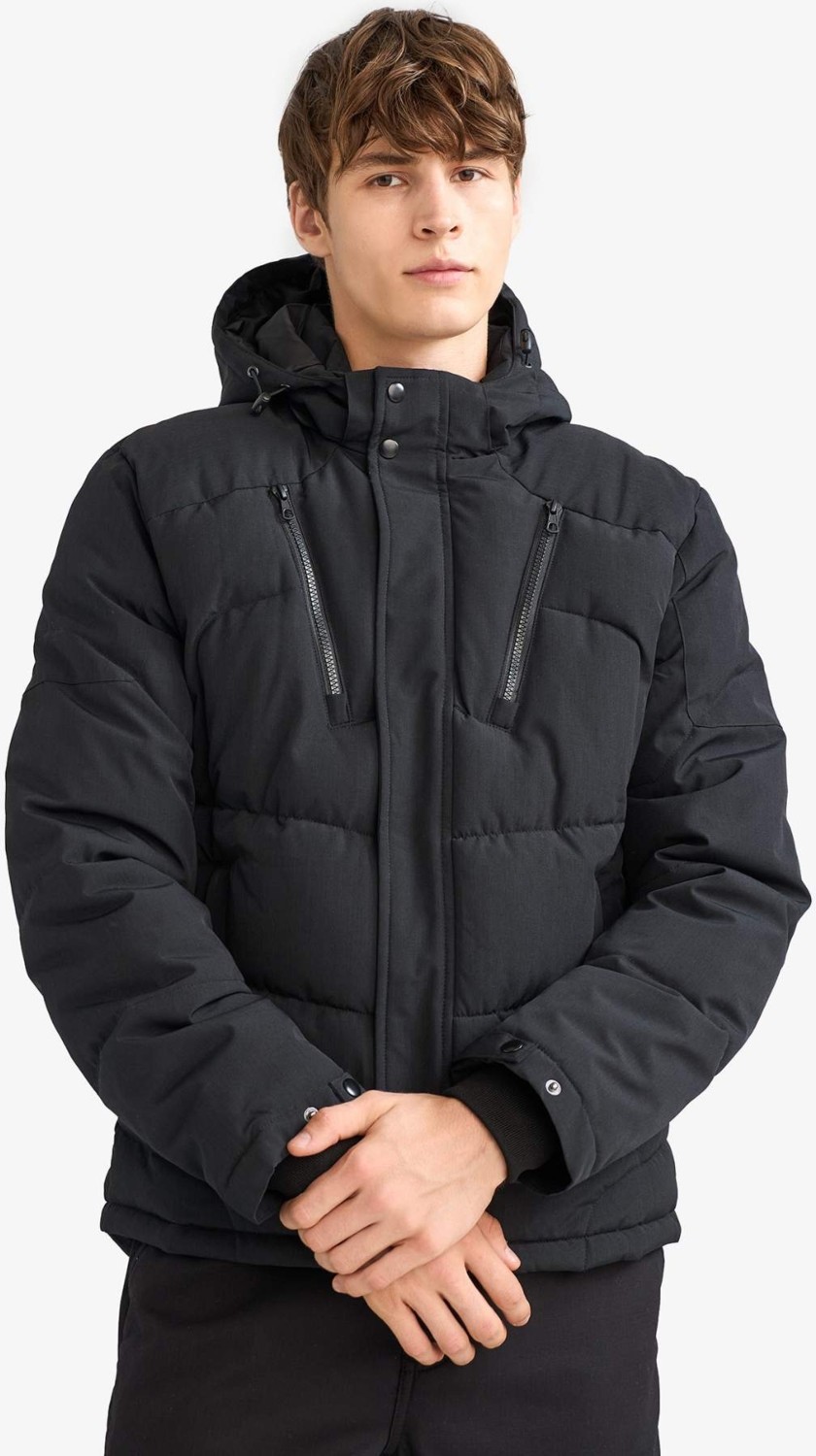 DeFacto Sıcak Tutan Su İtici Slim Fit Mont F1147AX25WN görsel 4